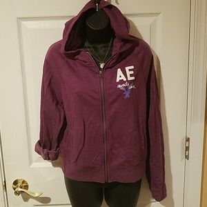 AEO 77 Purple Hoodie